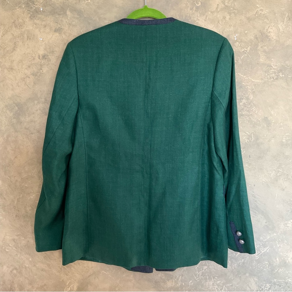 Vintage Schloss Orth | Austrian Linen Blazer | M - Picture 5 of 9
